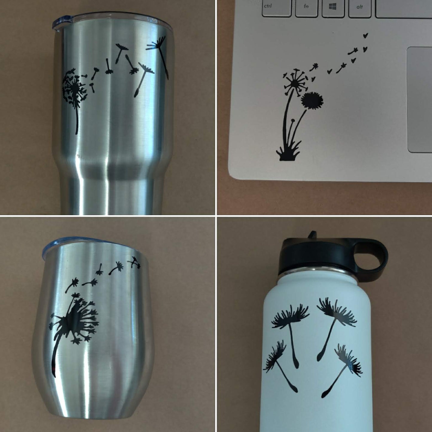 Dandelion Decal 4 Pack