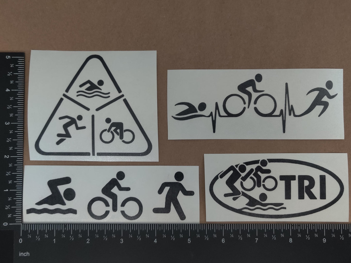 Triathlon Decal 4 Pack