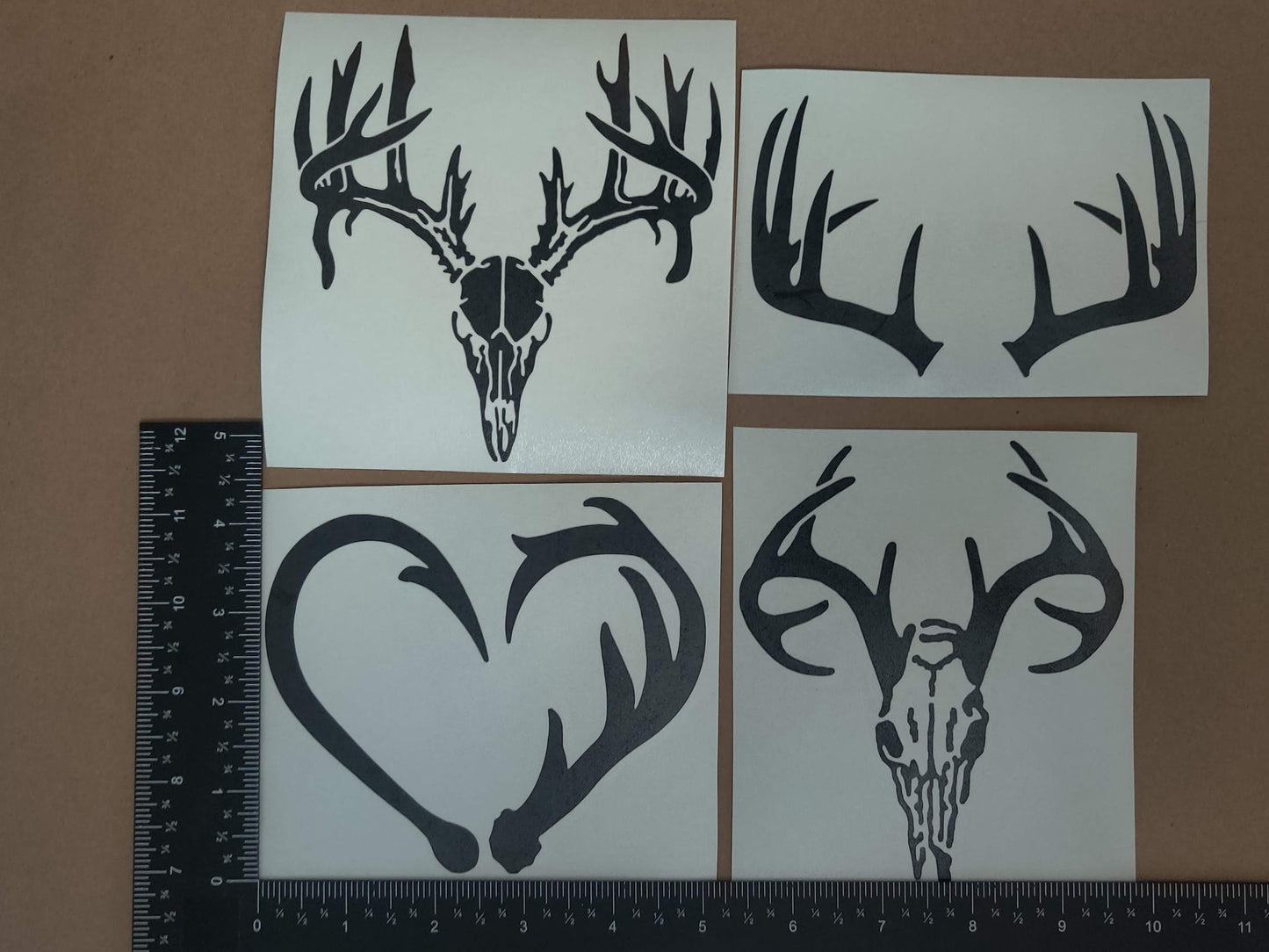 Antler Decal 4 Pack