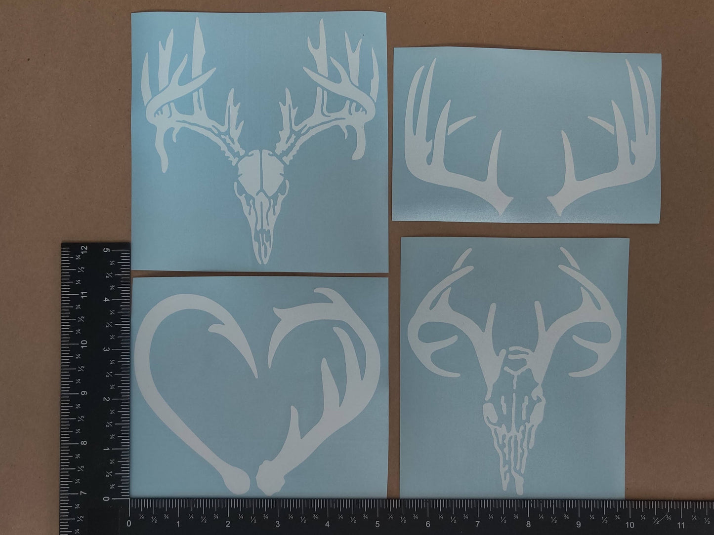 Antler Decal 4 Pack