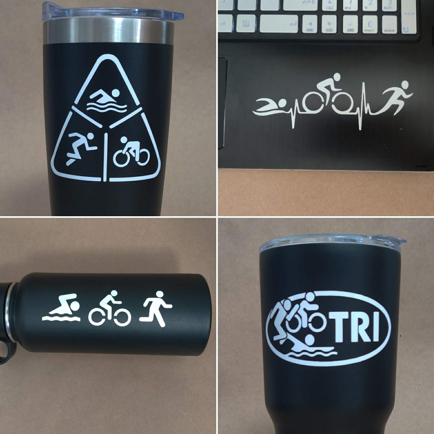 Triathlon Decal 4 Pack