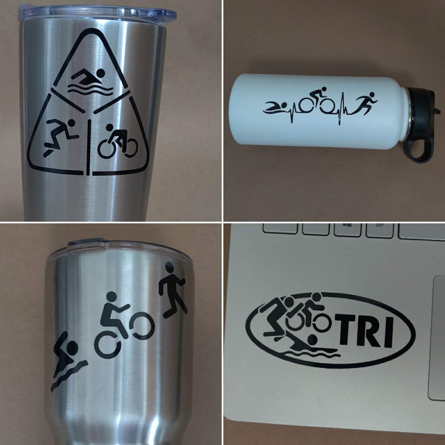 Triathlon Decal 4 Pack