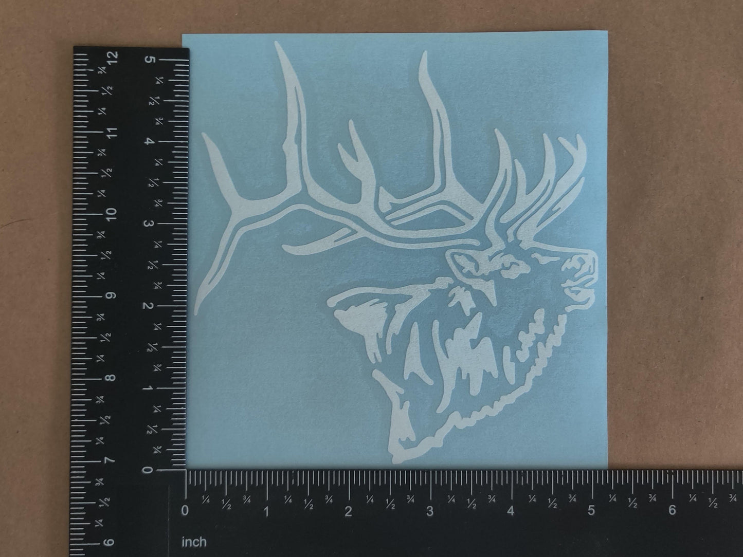 Elk Raking Decal 4 Pack