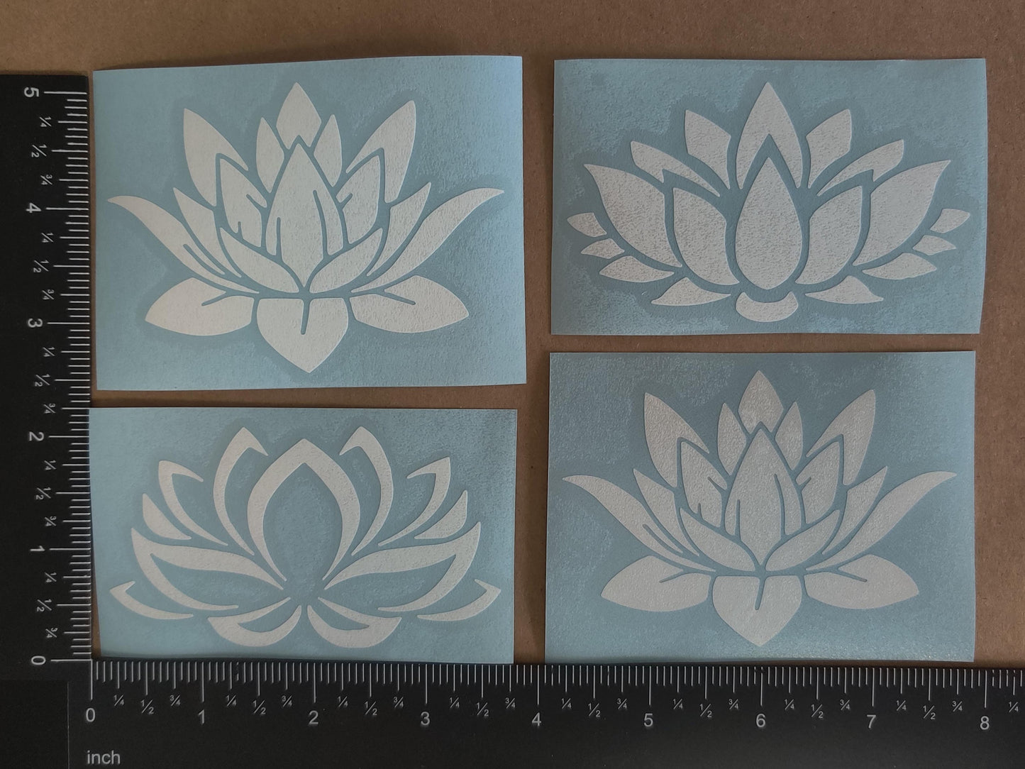 Lotus Flower Decal 4 Pack