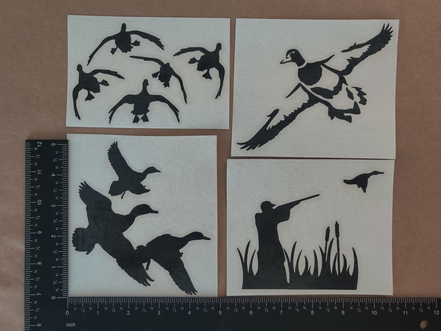 Duck Hunting Decals 4 Pack