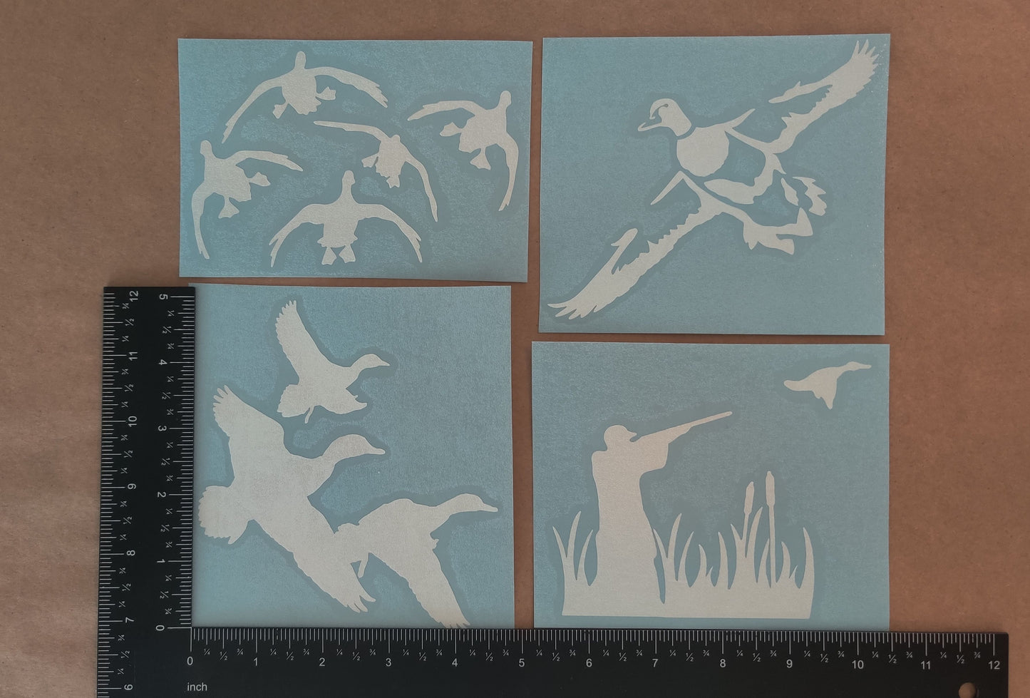 Duck Hunting Decals 4 Pack