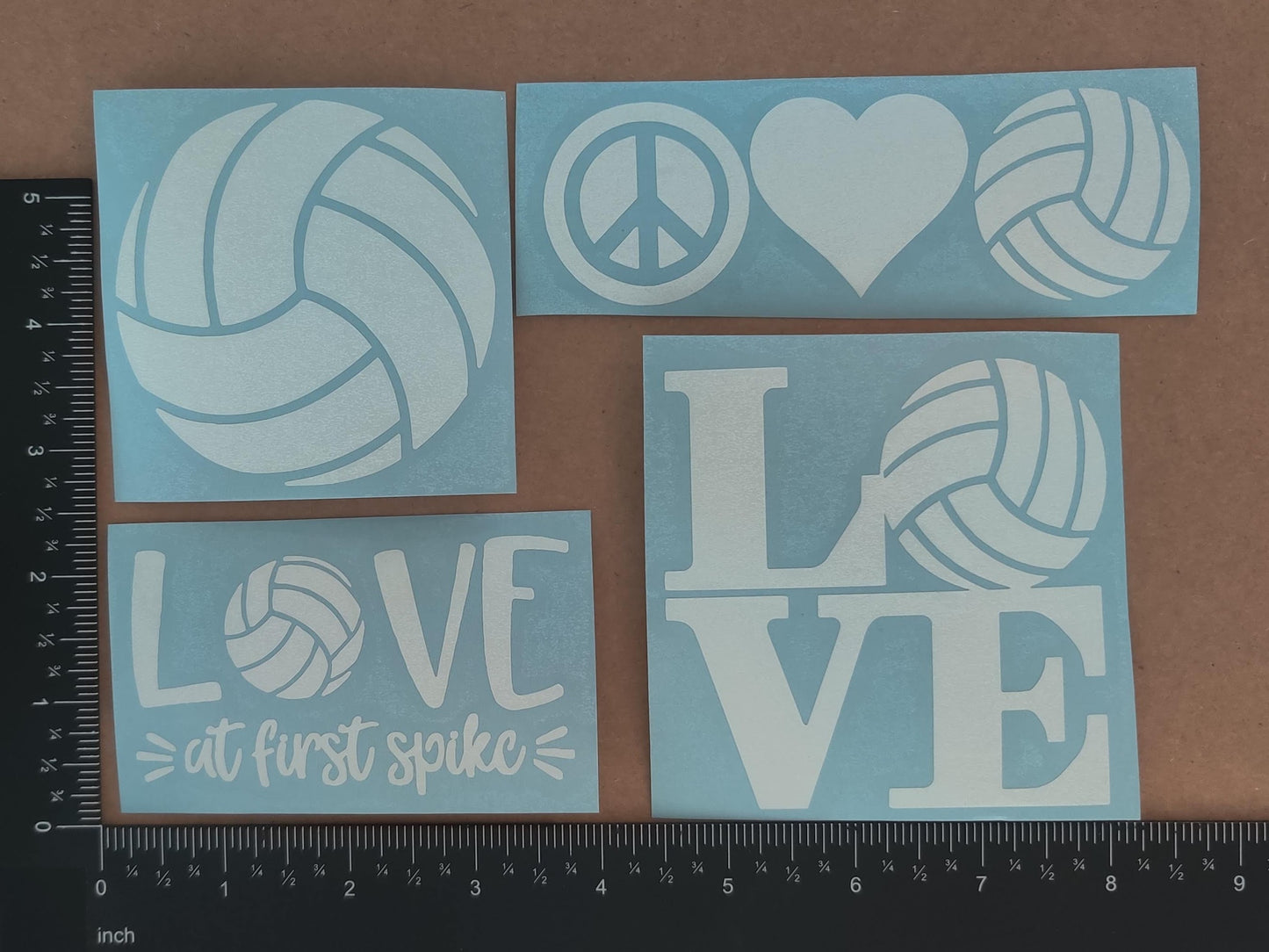 Volleyball Decals 4 pack