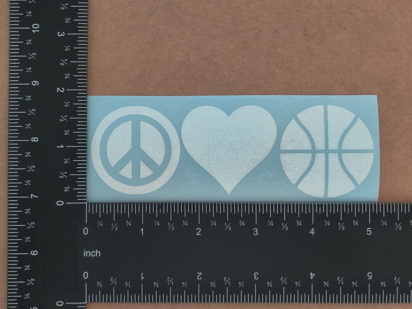 Basketball Decals 4 pack