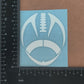 Football Decals 4 pack