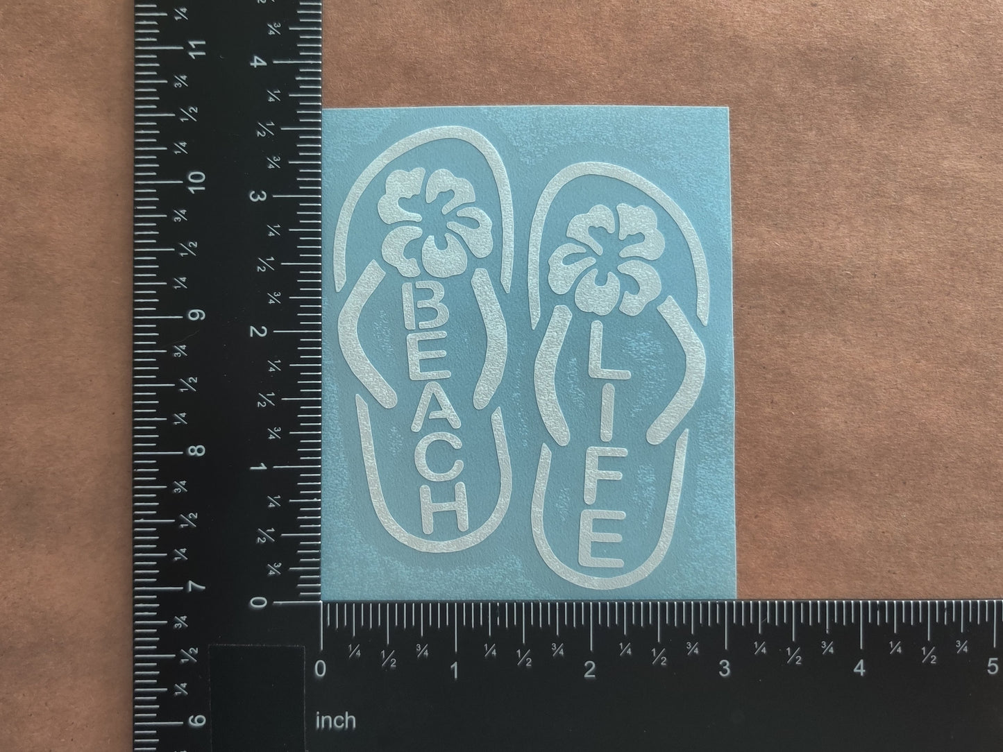 Beach Life Tropical Decal 4 Pack