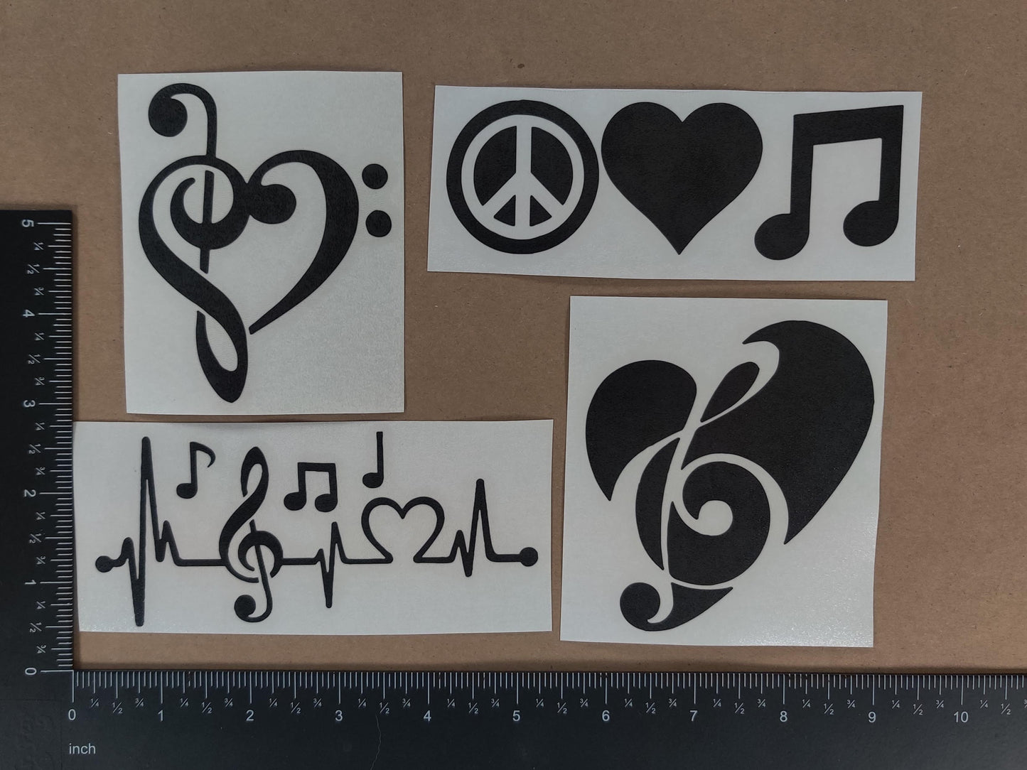 Music Decal 4 Pack
