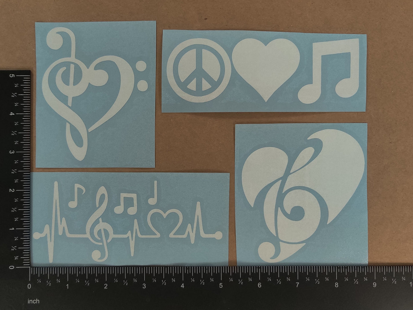 Music Decal 4 Pack