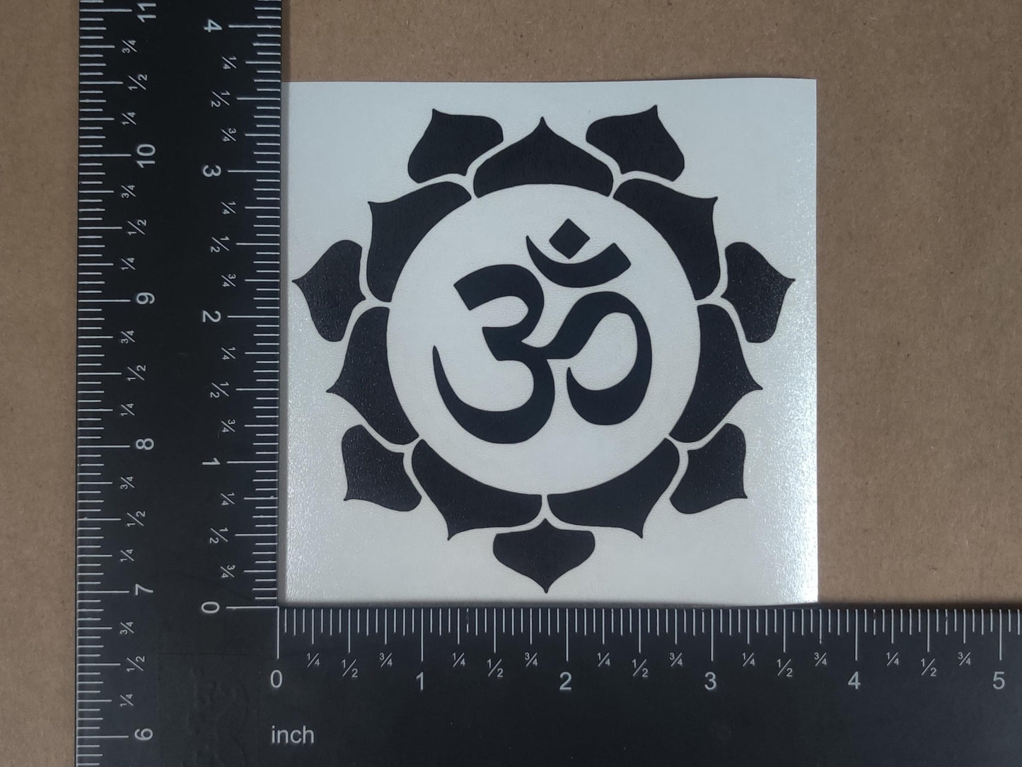 Om (Aum) Namaste Lotus Decal 4 Pack