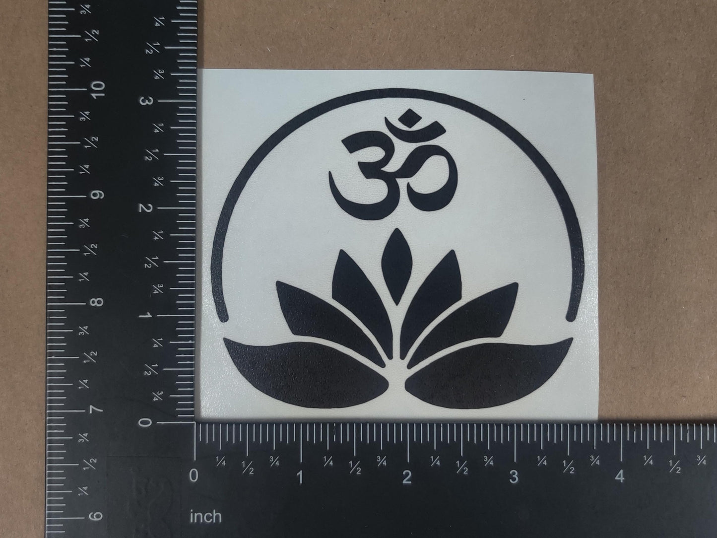 Om (Aum) Namaste Lotus Decal 4 Pack