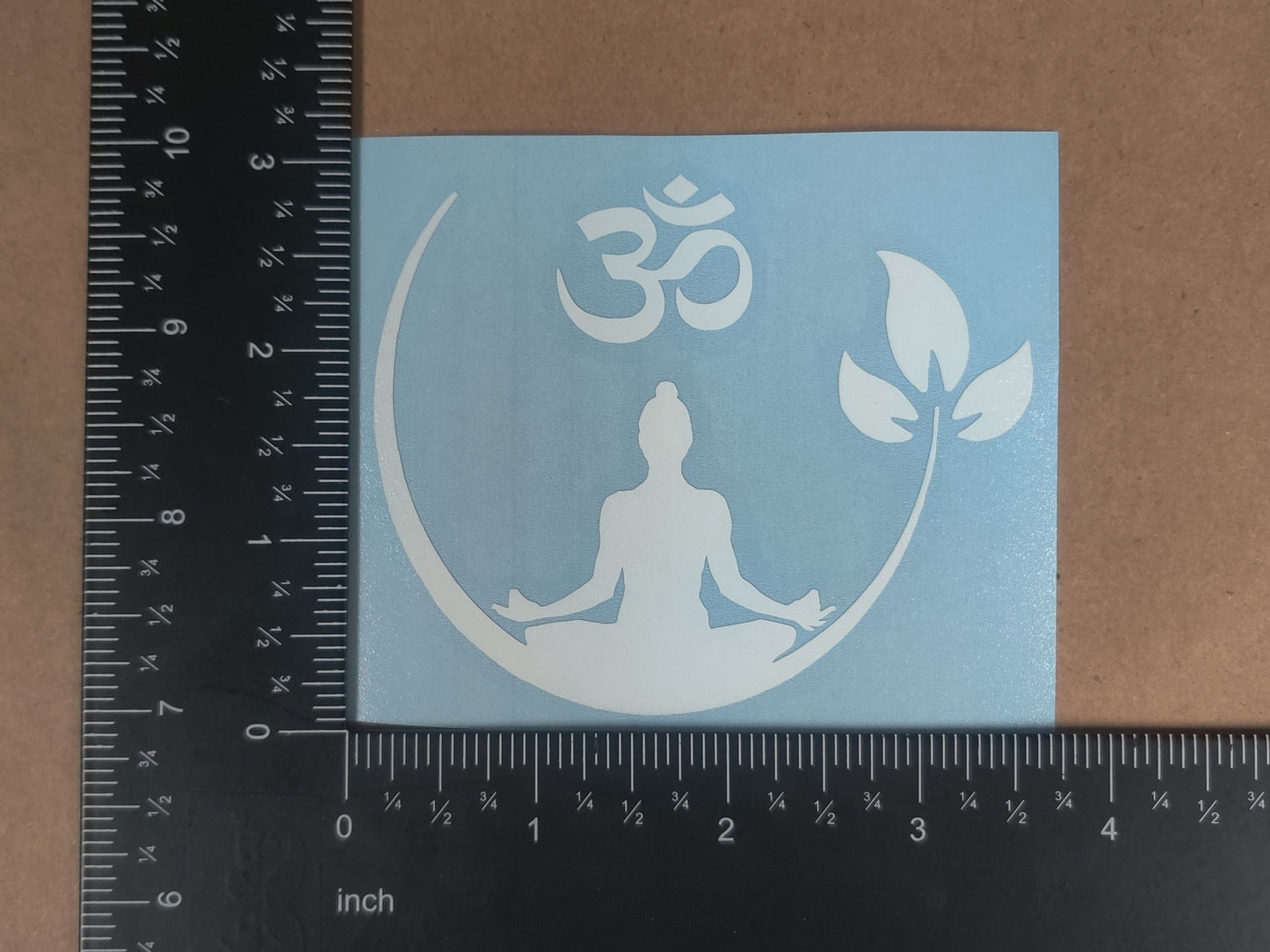Om (Aum) Namaste Lotus Decal 4 Pack