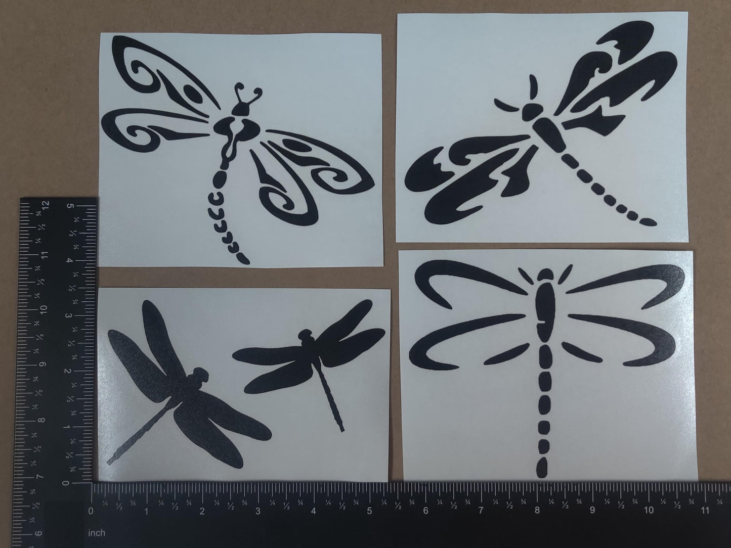 Dragonfly Decals 4 Pack
