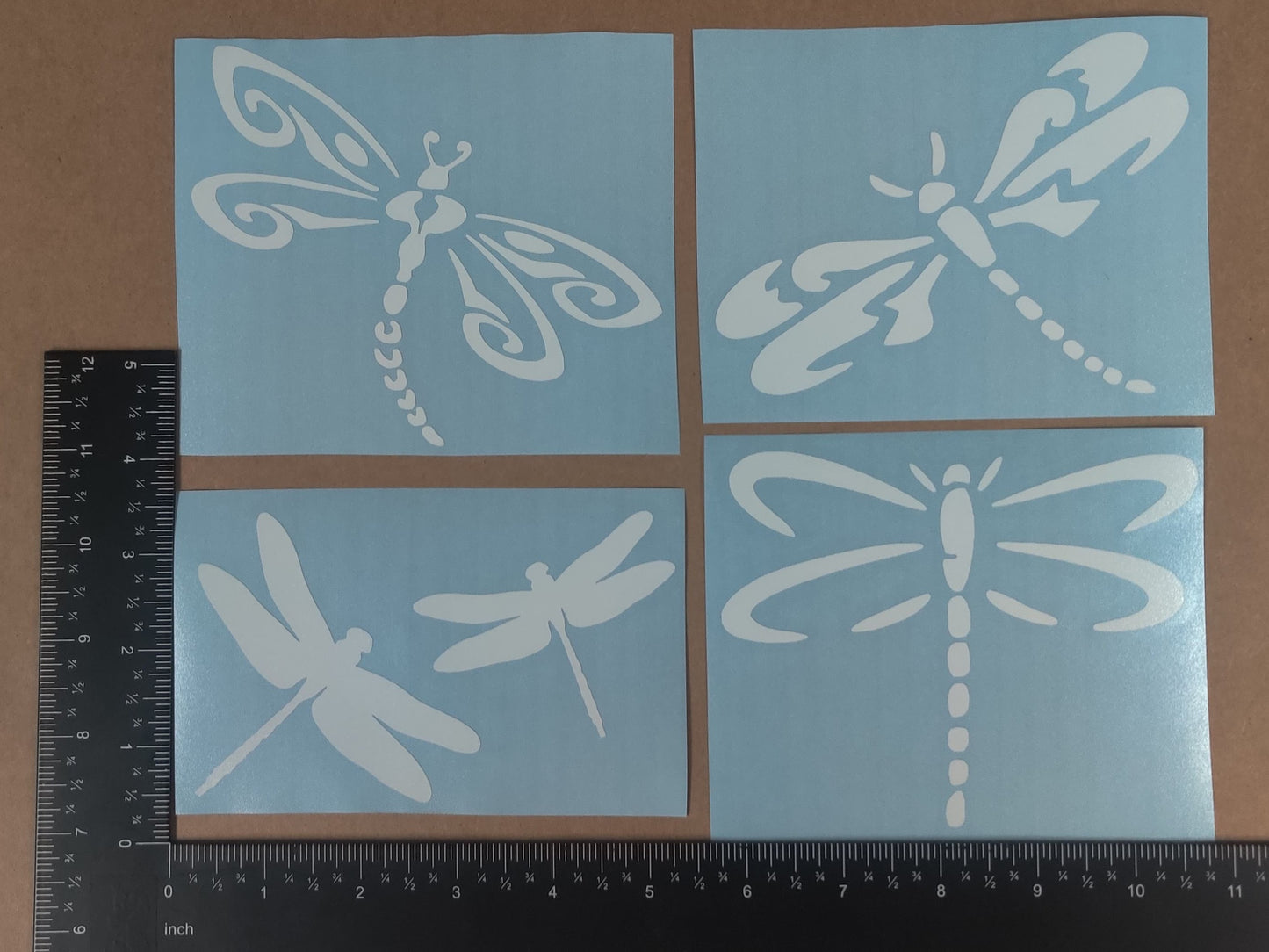 Dragonfly Decals 4 Pack