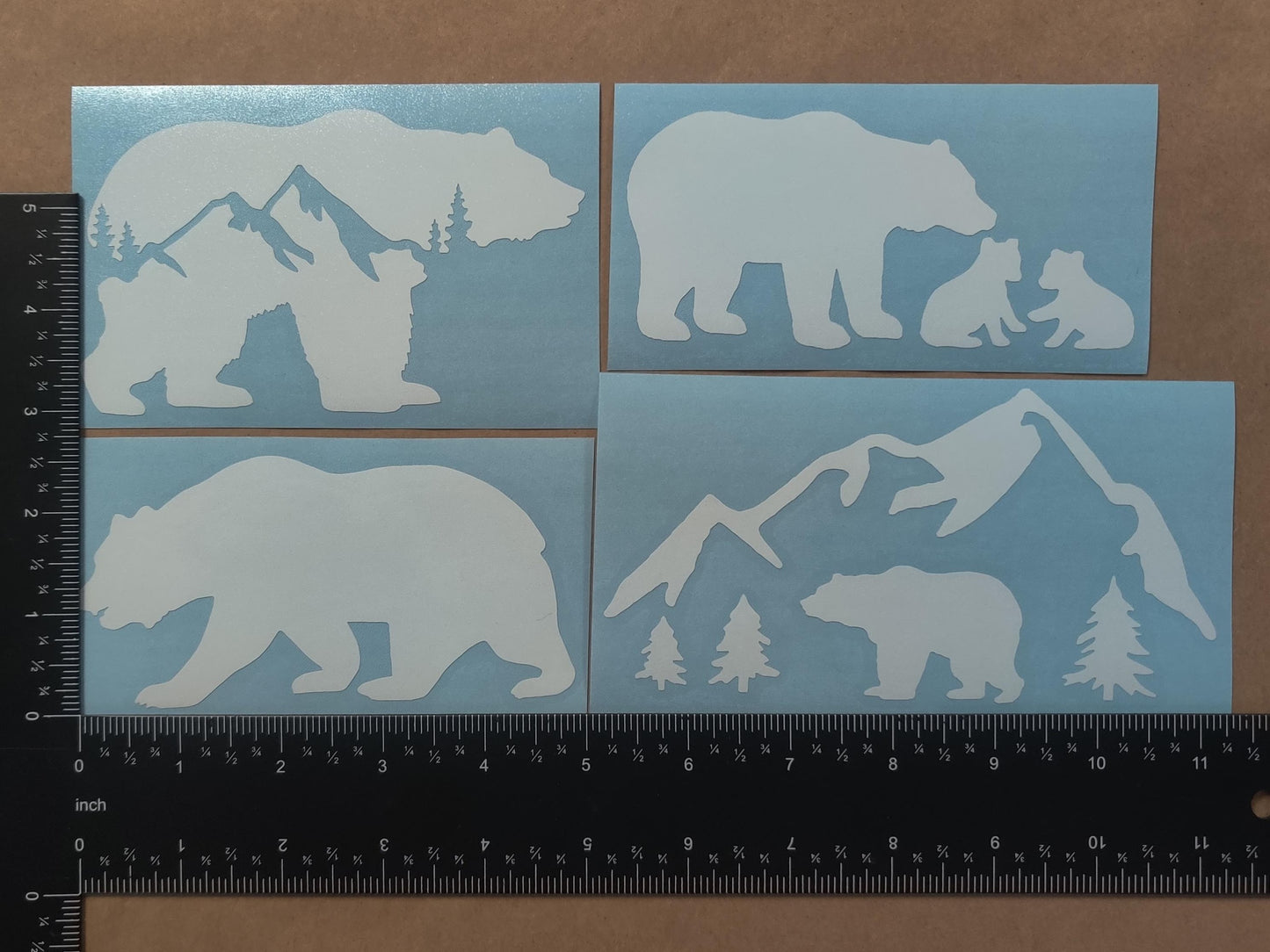 Bear Decal 4-Pack