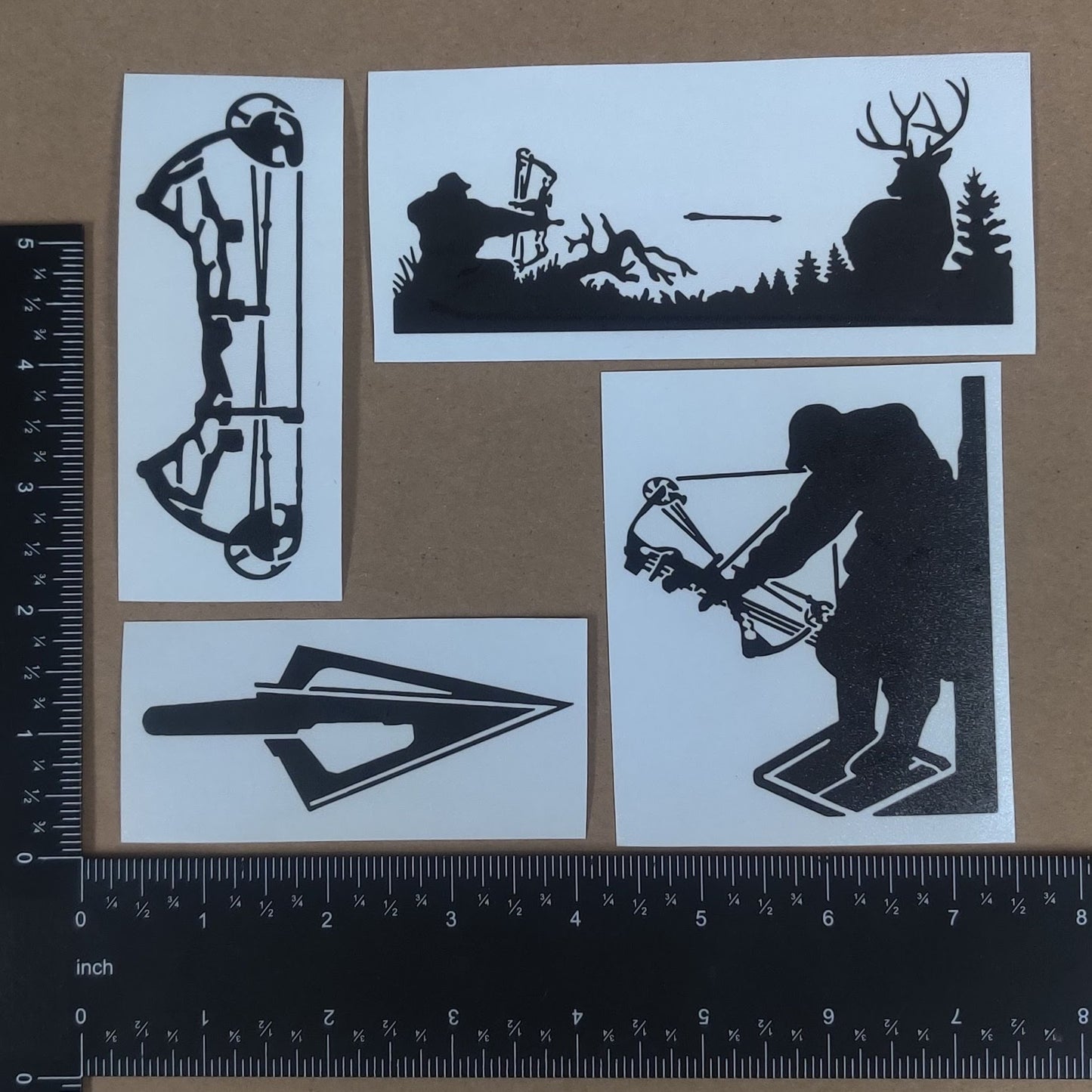Bow Hunting Decal 4 Pack