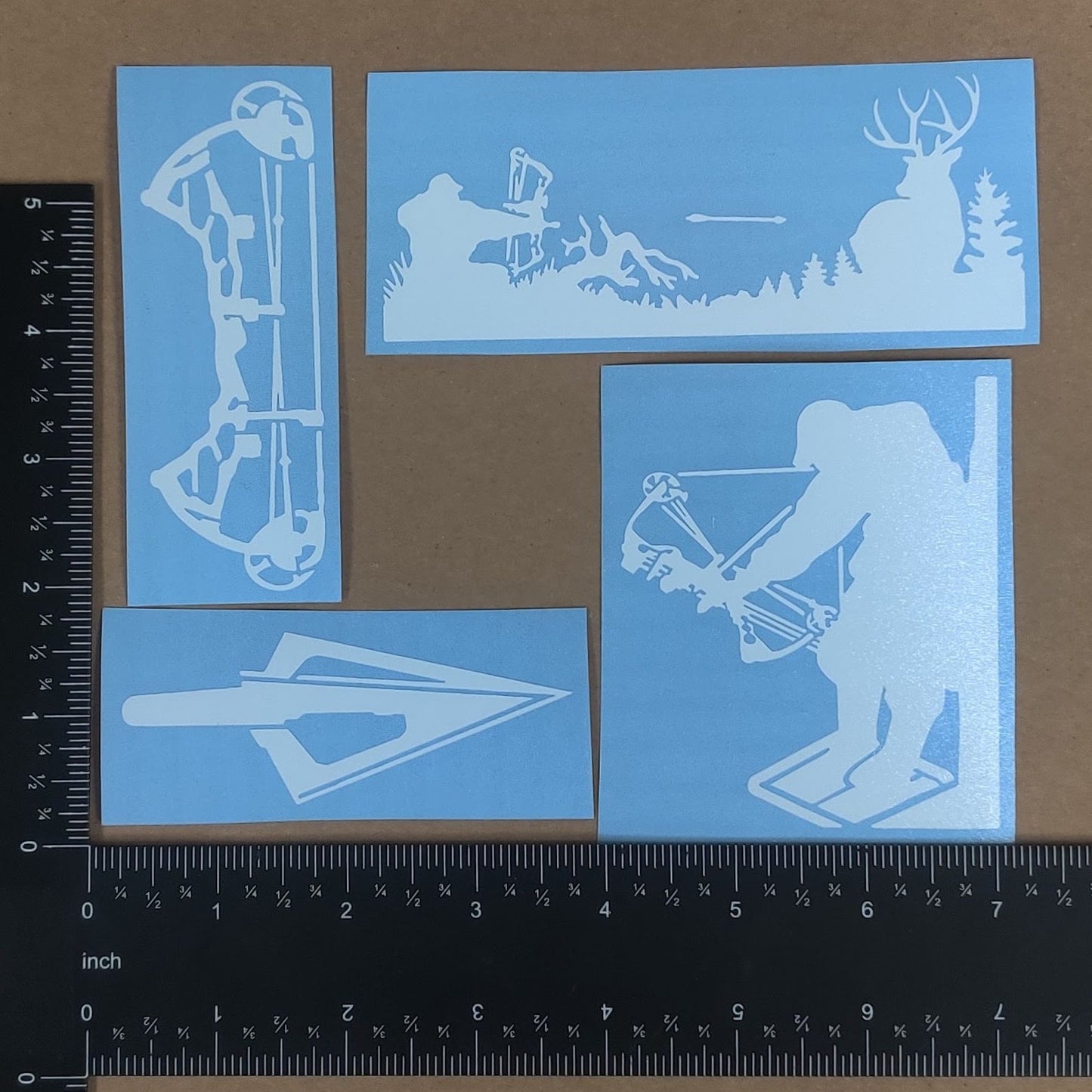 Bow Hunting Decal 4 Pack
