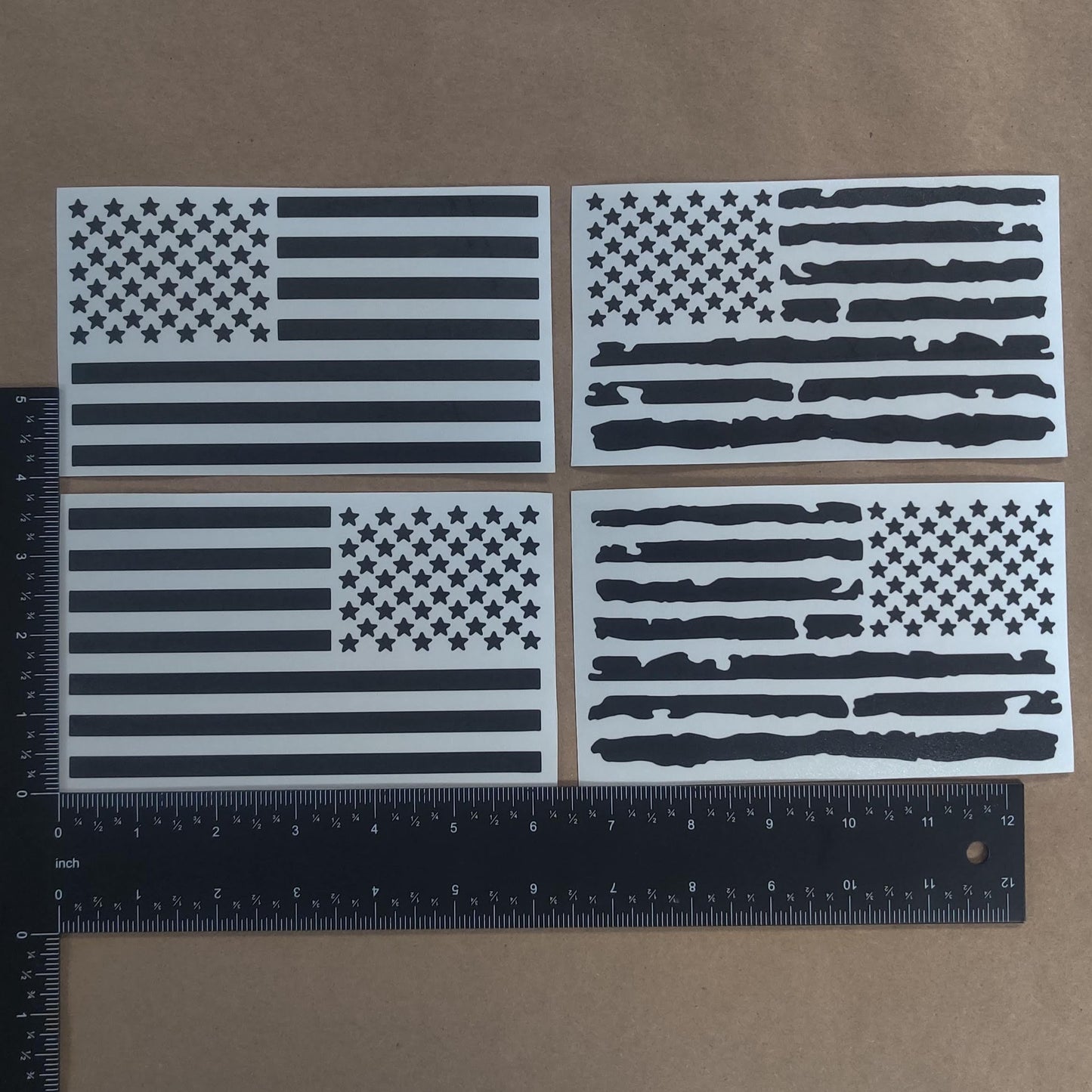 American Flag Decal 4 Pack