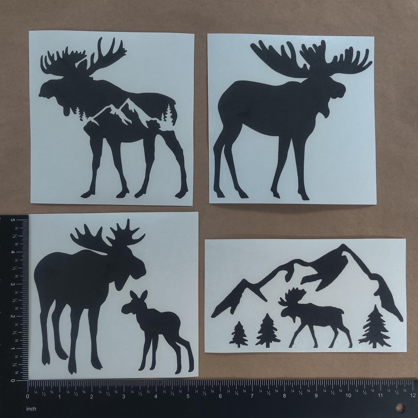 Moose Decal 4-Pack