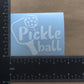 Pickleball Decal 4 Pack