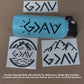 God Greater Than Highs and Lows Decal 4 Pack