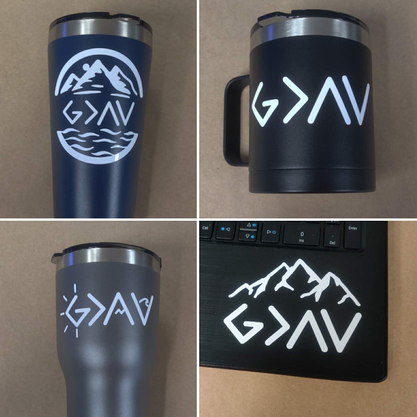 God Greater Than Highs and Lows Decal 4 Pack