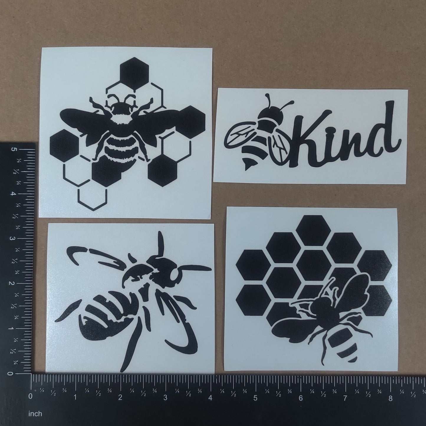 Honey Bee Decal 4 Pack