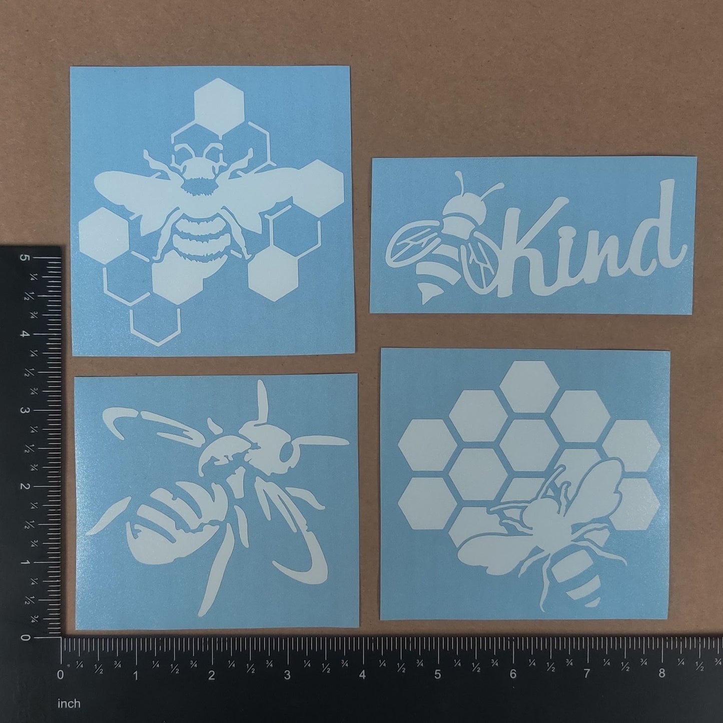 Honey Bee Decal 4 Pack
