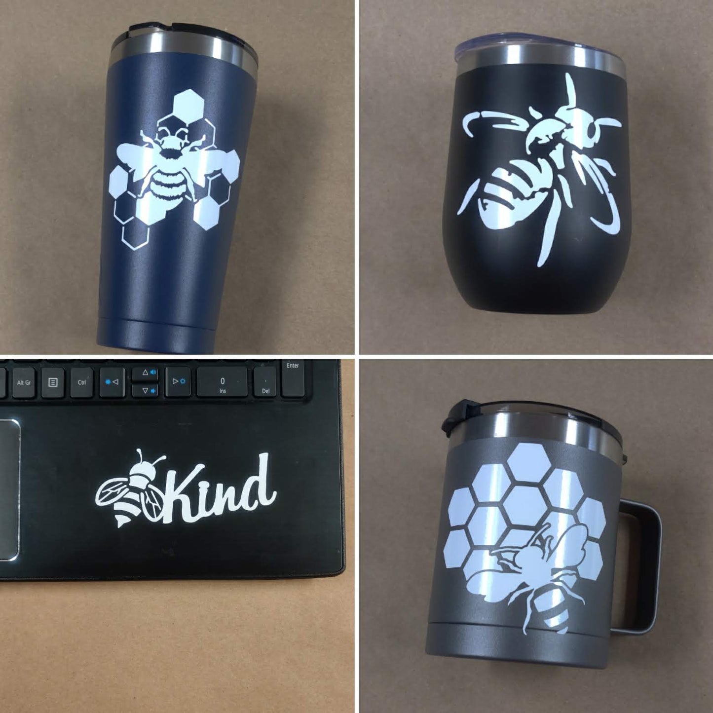 Honey Bee Decal 4 Pack