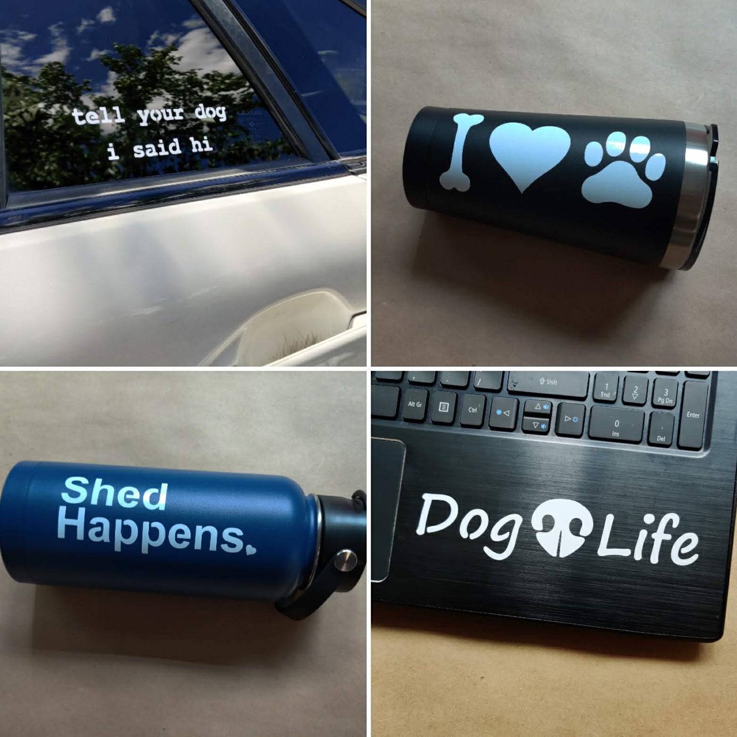 Dog Decal 4 Pack