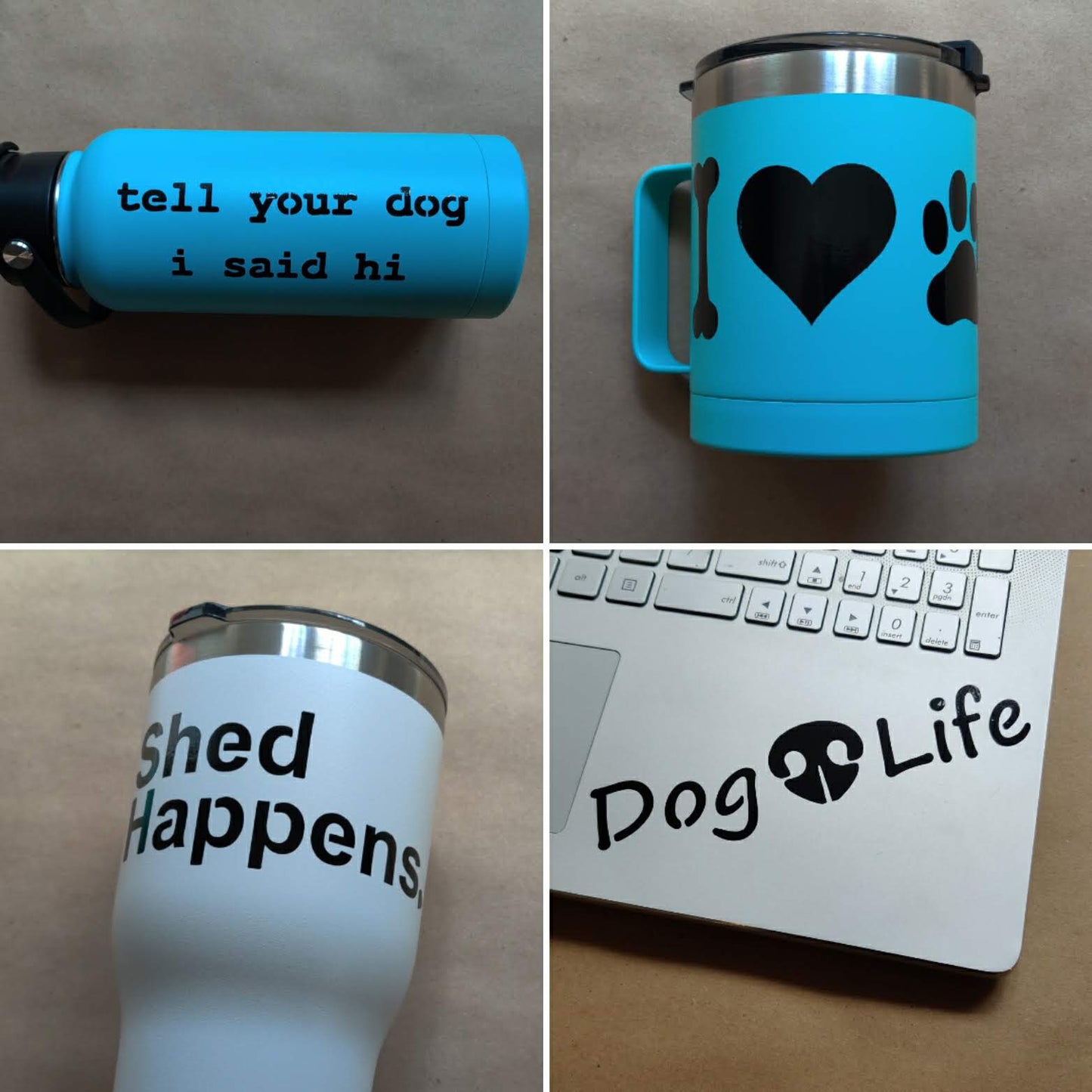 Dog Decal 4 Pack