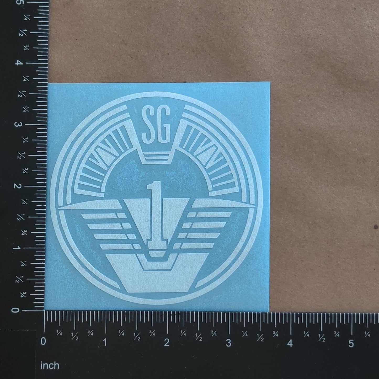 Stargate Decals 4 Pack: SG1, Gate, There Is No Place Like Home