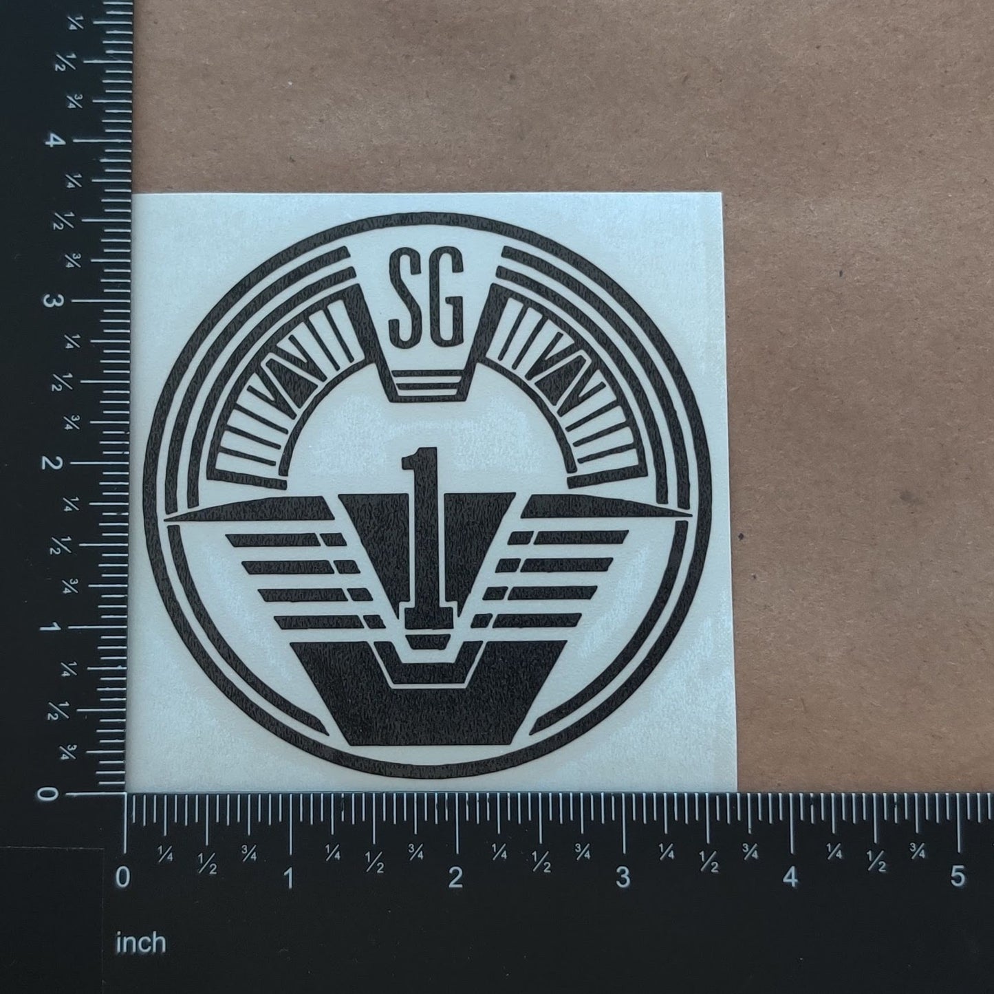 Stargate Decals 4 Pack: SG1, Gate, There Is No Place Like Home