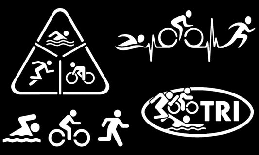 Triathlon Decal 4 Pack