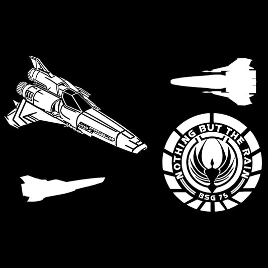 Battlestar Galactica Colonial Viper Decals