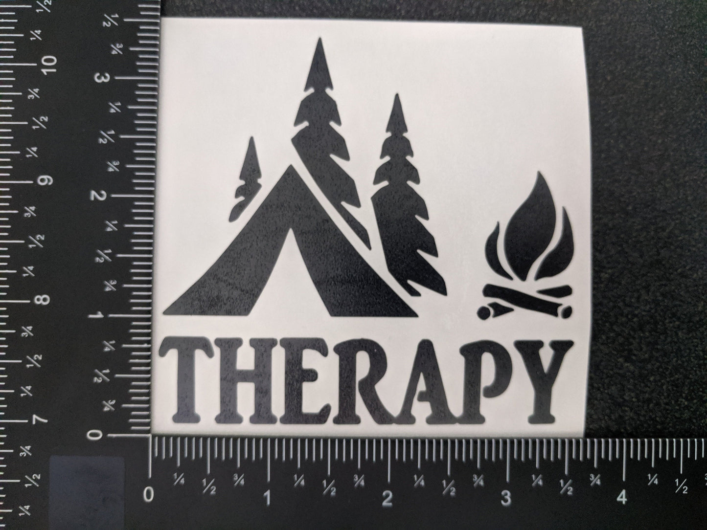 Camping Tent Decal 4-Pack