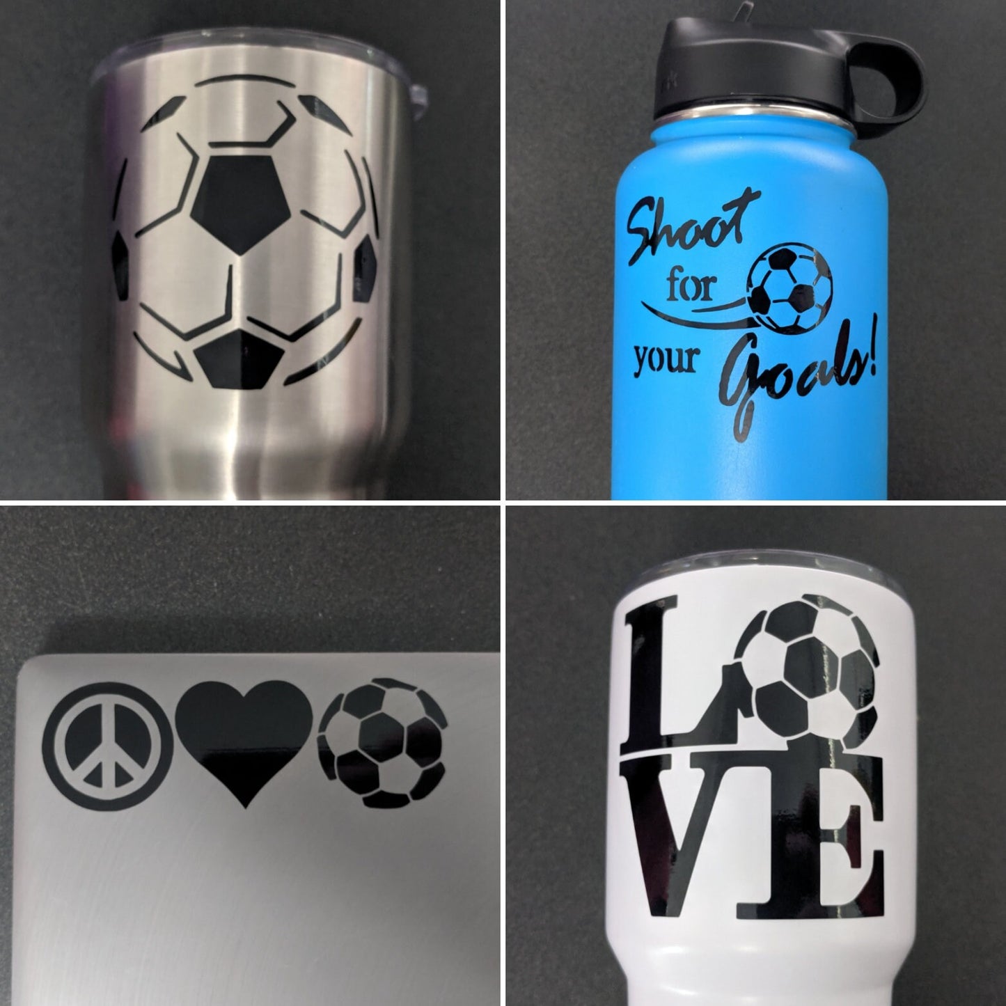 Soccer Decals 4 pack