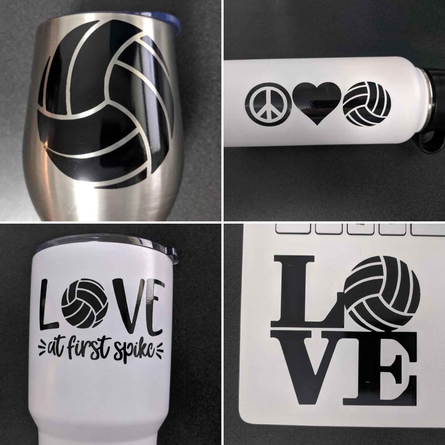 Volleyball Decals 4 pack