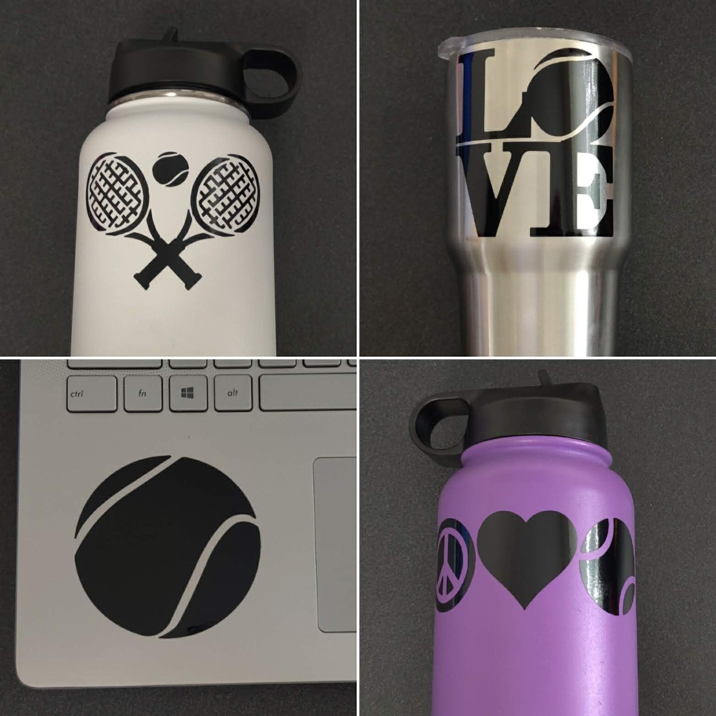 Tennis Decals 4 pack