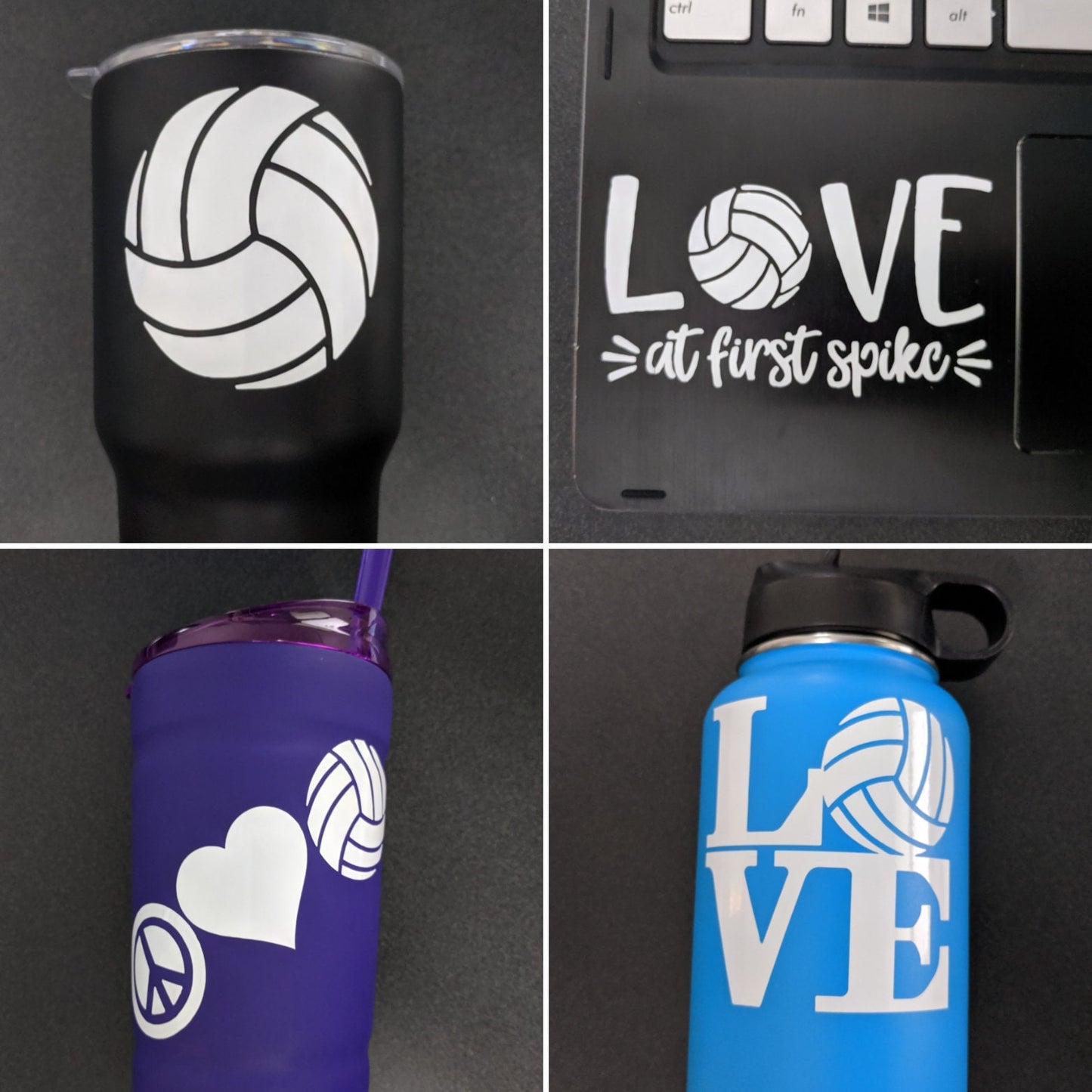 Volleyball Decals 4 pack