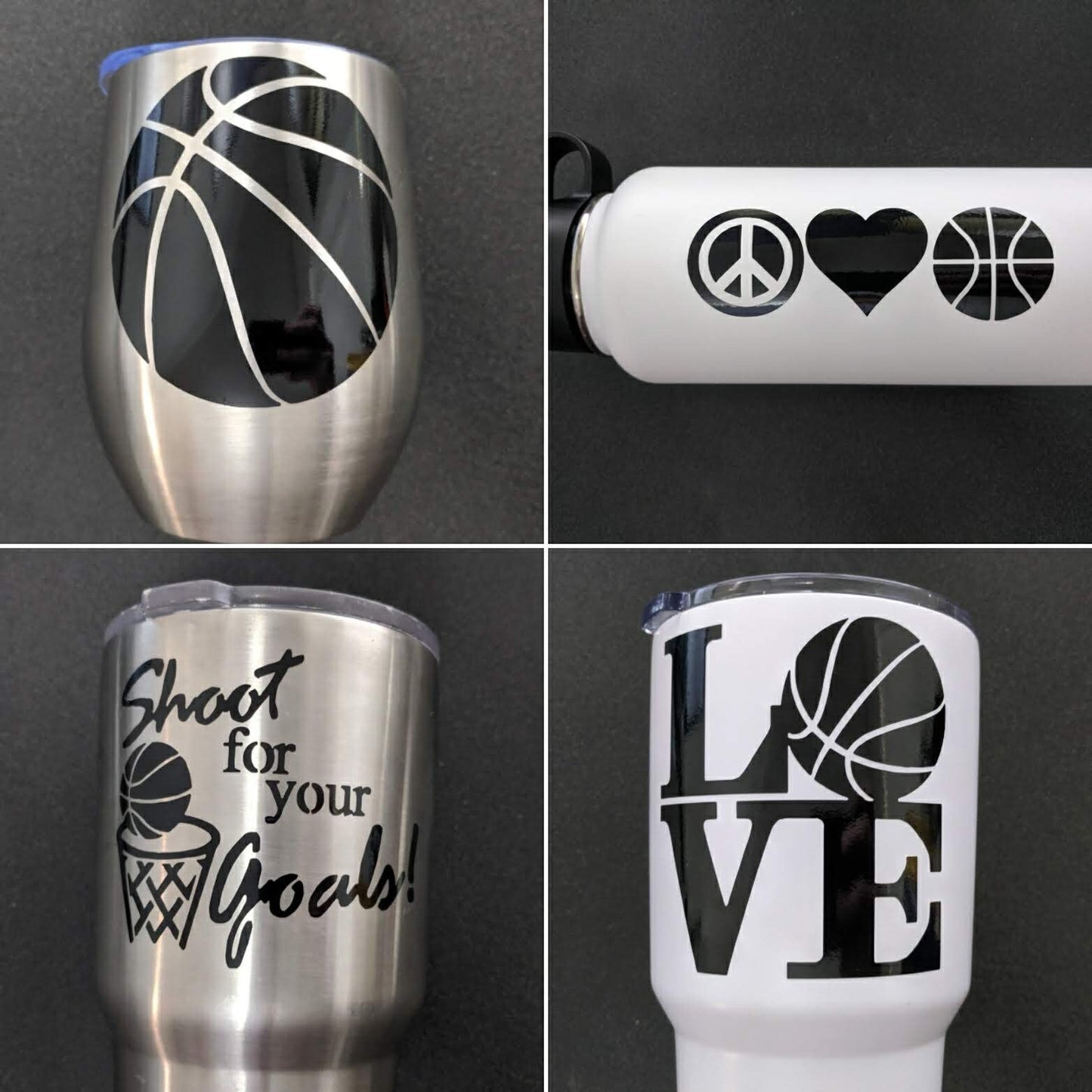 Basketball Decals 4 pack