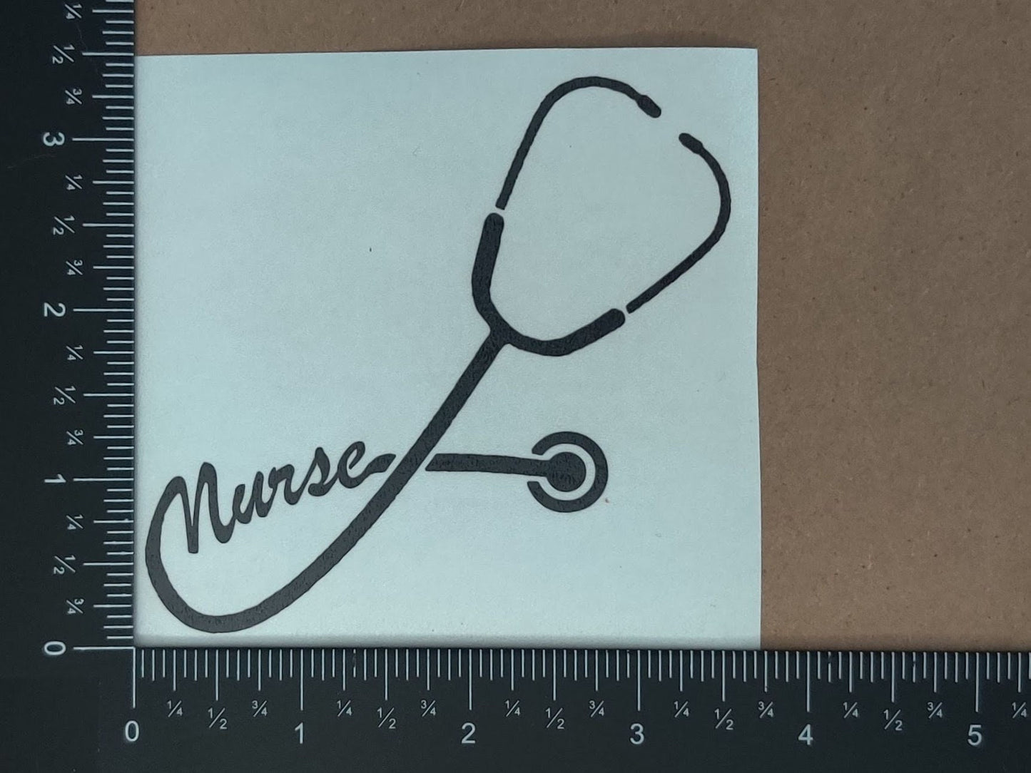 Nurse Stethoscope Decals 4 pack