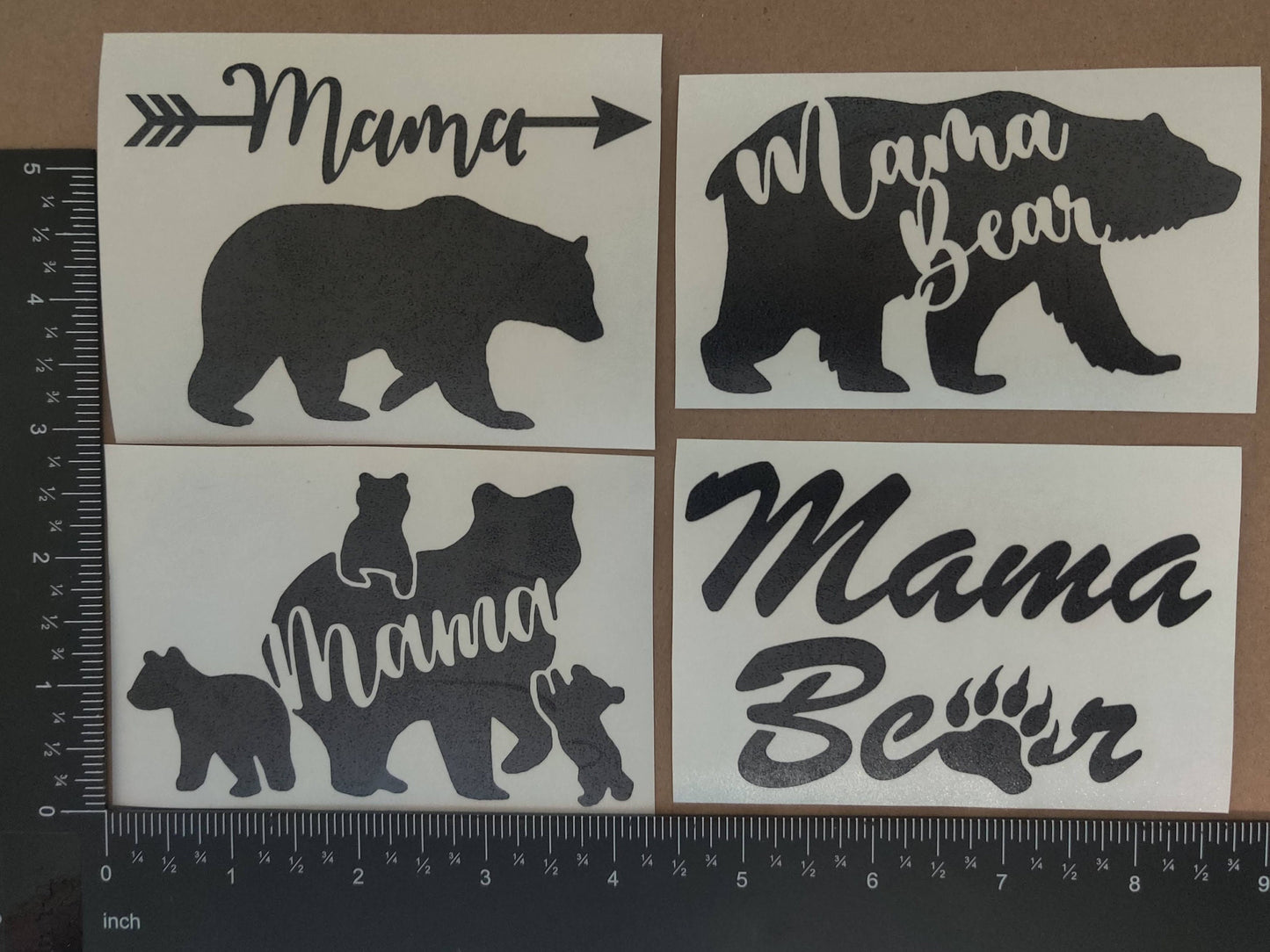 Mama Bear Decal 4 Pack
