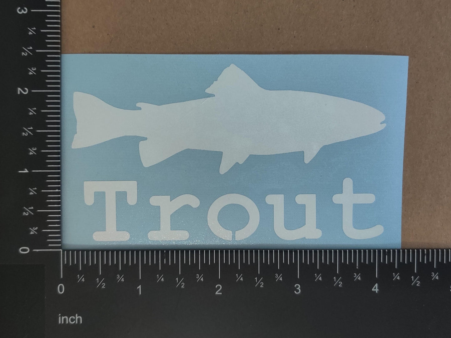 Trout Fishing Decal 4 Pack