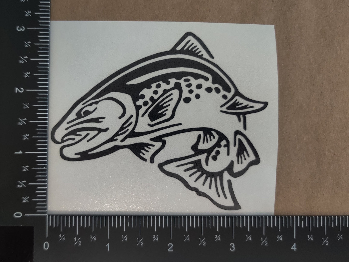 Trout Fishing Decal 4 Pack
