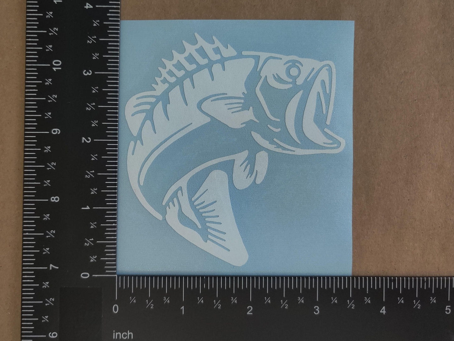 Bass Fishing Decal 4 Pack