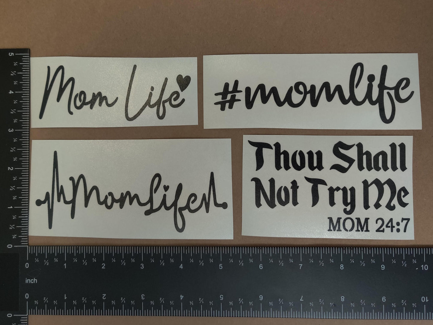 Mom Life Decals 4 Pack